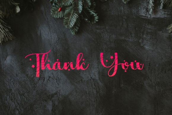 For Christmas Font - Preview 5