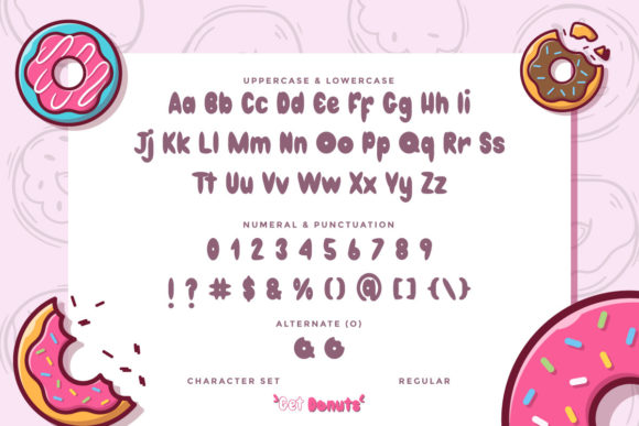 Get Donuts Font - Preview 3