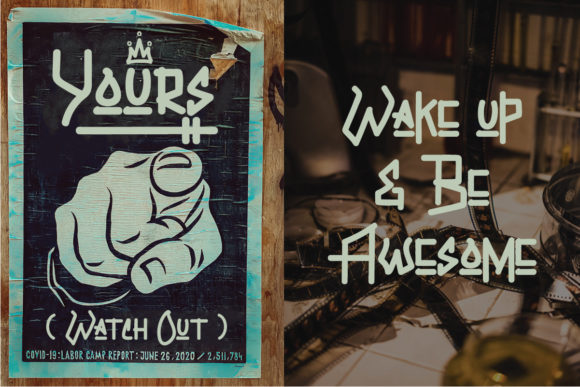 Graffiti New Font - Preview 3