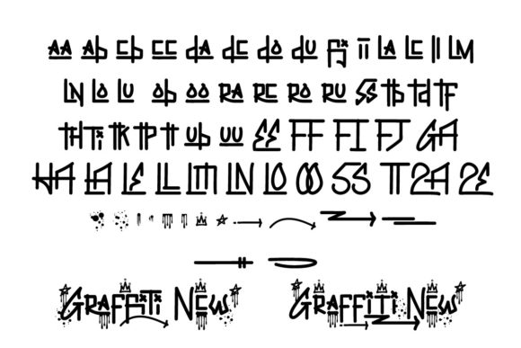 Graffiti New Font - Preview 5