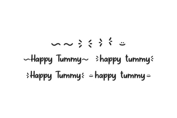Happy Tummy Font - Preview 5