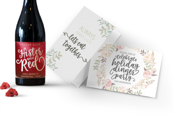 Holliston Script Font PNG with transparent background - Preview 1