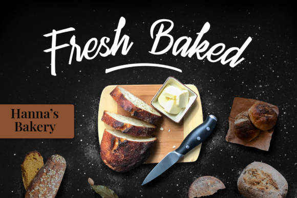 Kang Meatball Script Font PNG with transparent background - Preview 4