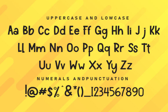 Kids Story Font PNG with transparent background - Preview 4