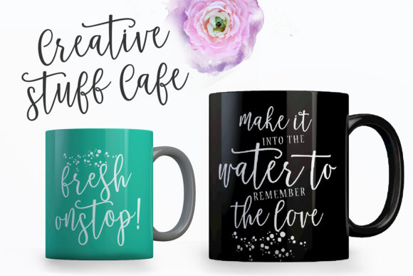 Magenta Script Font PNG with transparent background - Preview 3