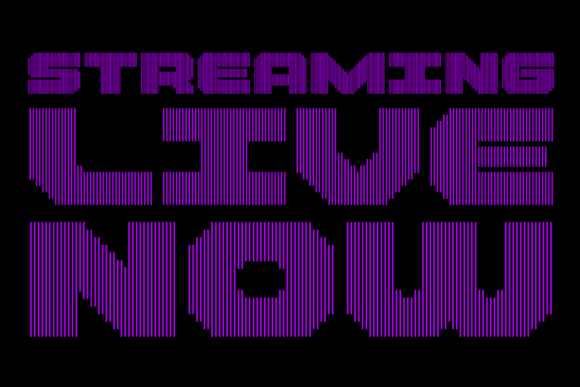 MultiType Lines Ample Bold 2 Font PNG with transparent background - Preview 6