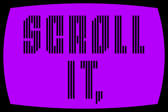 MultiType Lines Compact Font PNG with transparent background - Preview 5