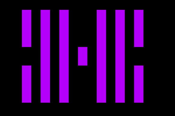 MultiType Lines Display Wide Bold 2 Font PNG with transparent background - Preview 6
