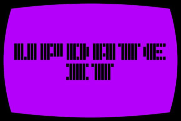 MultiType Lines Display Wide Bold Font PNG with transparent background - Preview 5
