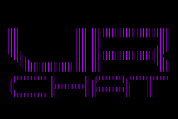 MultiType Lines Loose 3 Font font preview - 6