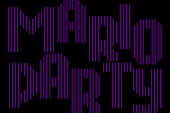 MultiType Lines Narrow 3 Font PNG with transparent background - Preview 6