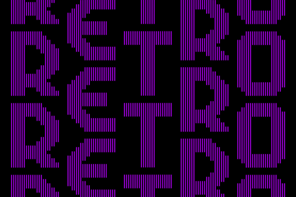 MultiType Lines Regular 2 Font PNG with transparent background - Preview 6