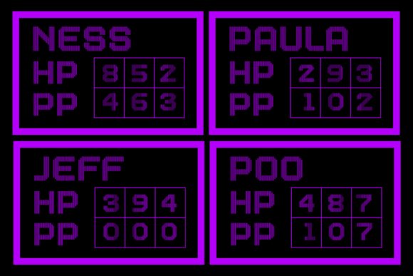 MultiType Lines Wide 2 Font PNG with transparent background - Preview 6