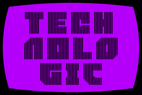 MultiType Lines Wide Bold Font PNG with transparent background - Preview 5
