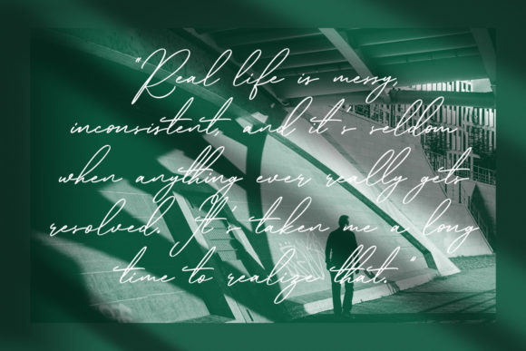 Qualyters Script Font PNG with transparent background - Preview 1