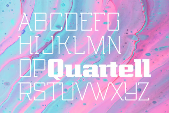 Quartell Variable Font PNG with transparent background - Preview 2