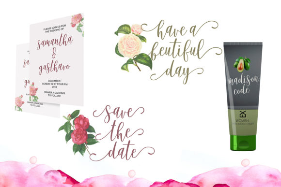 Sarinah Script Font PNG with transparent background - Preview 1
