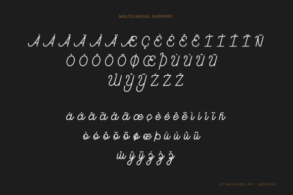 Smooth Bothniar Font PNG with transparent background - Preview 3
