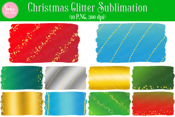 Sublimation Christmas Glitter Background