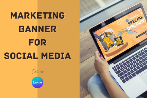 Website Banners for Canva | Exclusive Afbeelding Website Banners Door ajthn.creative