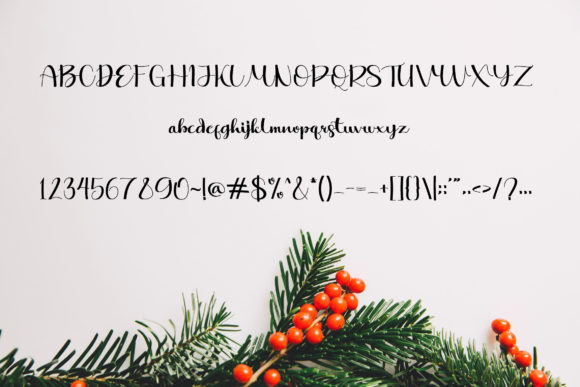 After Christmas Font - Preview 3