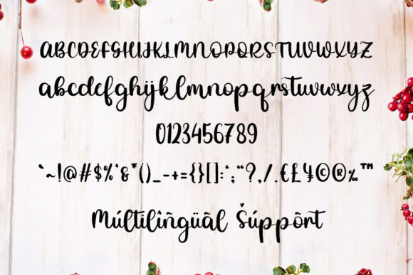 Blue Butterfly Font - Preview 4