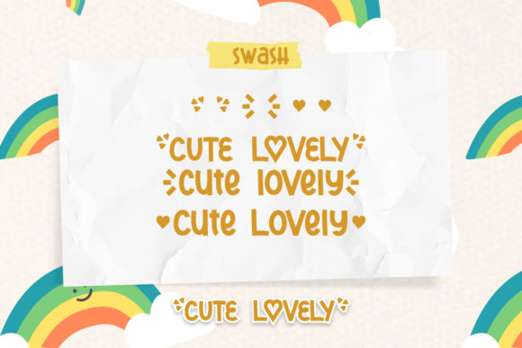Cute Lovely Font - Preview 5