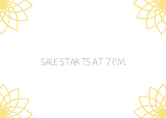Dash Dotted Font - Preview 2