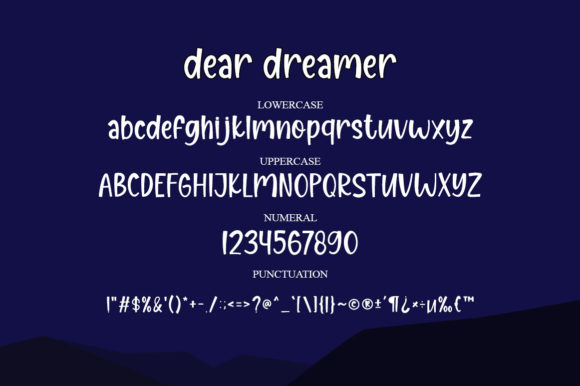 Dear Dreamer Font - Preview 5
