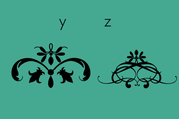 Flourishes, Dividers and Swirls Font - Preview 5