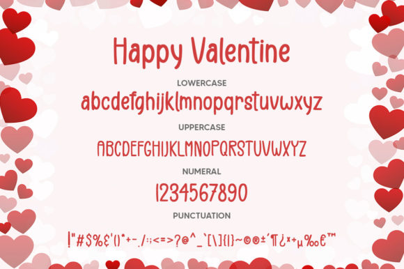 Happy Valentine Font - Preview 5