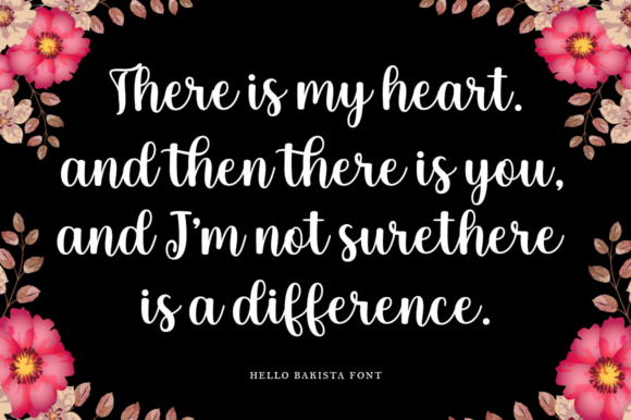Hello Bakista Script Font - Preview 4
