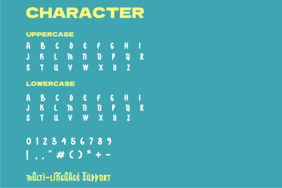 Kharnita Nature Font PNG with transparent background - Preview 4