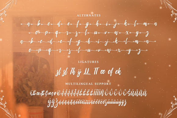 Lovely Song Font PNG with transparent background - Preview 2