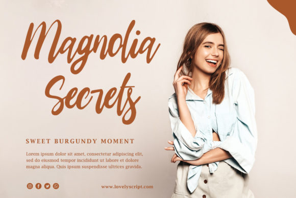 Lovely Song Font PNG with transparent background - Preview 3