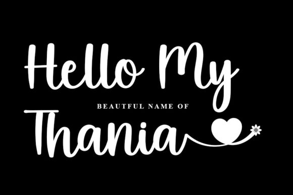 Lovely White Font PNG with transparent background - Preview 1