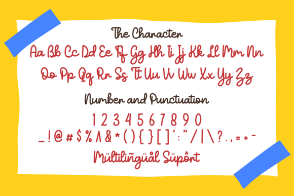 Penapik Font PNG with transparent background - Preview 5