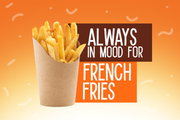 Potato Lite Font PNG with transparent background - Preview 2