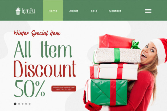 Raindear Font PNG with transparent background - Preview 3