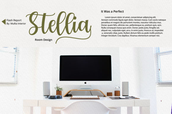 Romance Script Font PNG with transparent background - Preview 2