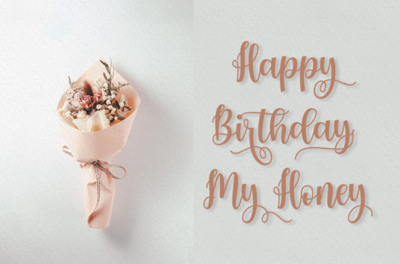 Romance Script Font PNG with transparent background - Preview 6