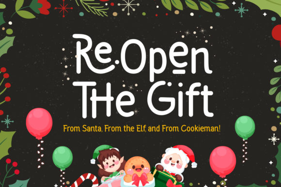 Santa's Care Font PNG with transparent background - Preview 2
