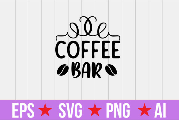 Coffee Bar SVG