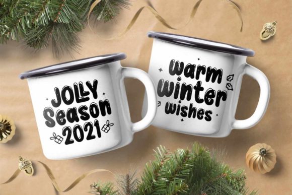 Balls Snowing Font - Preview 3