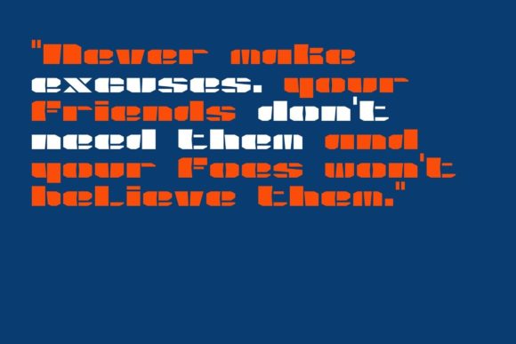Block Shot Font - Preview 4