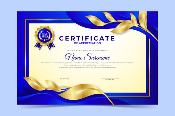 Purple Ecology Certificate Template Graphic by Astira · Creative Fabrica