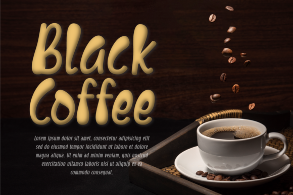 Chocolate Brownies Font PNG with transparent background - Preview 2
