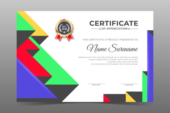 Red Golden Luxury Certificate Template Graphic by Astira · Creative Fabrica