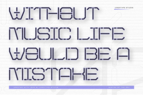 Decoode Futuristic Display Font - Preview 1