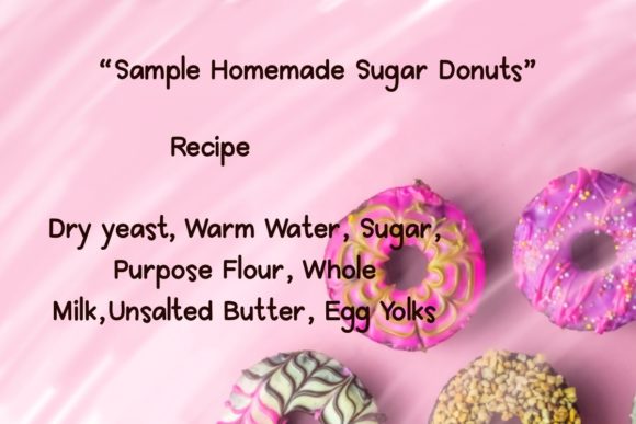 Donut Font - Preview 2